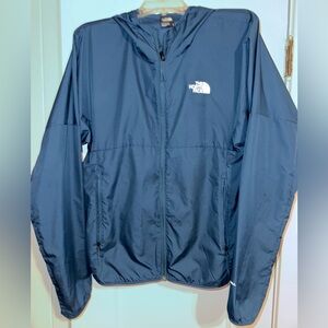 North Face Navy Hooded Jacket